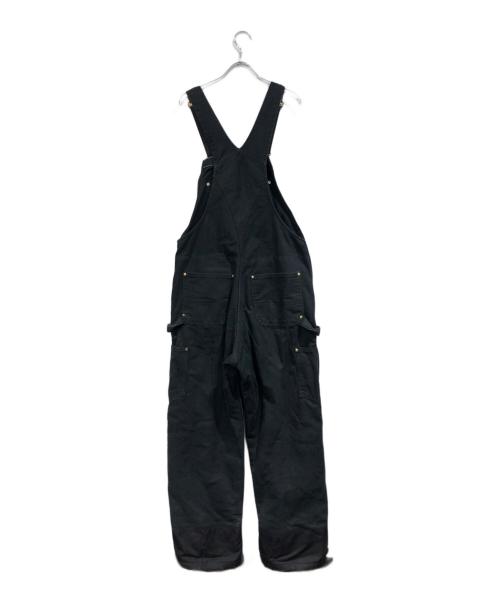CarHartt（カーハート）CarHartt (カーハート) ダブルニーオーバーオール ブラック サイズ:SIZE 86cm (W34)の古着・服飾アイテム