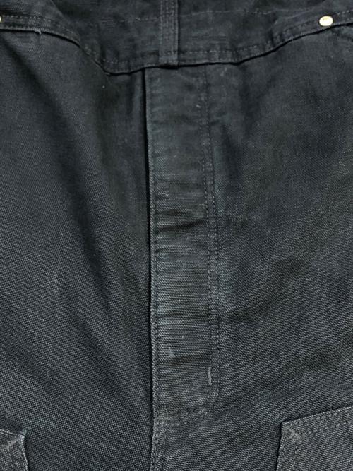 CarHartt（カーハート）CarHartt (カーハート) ダブルニーオーバーオール ブラック サイズ:SIZE 86cm (W34)の古着・服飾アイテム