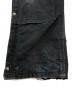 中古・古着 CarHartt (カーハート) ダブルニーオーバーオール ブラック サイズ:SIZE 86cm (W34)：12000円