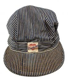 CarHartt（カーハート）の古着「ハートタグヒッコリーワークキャップ」｜ブラウン
