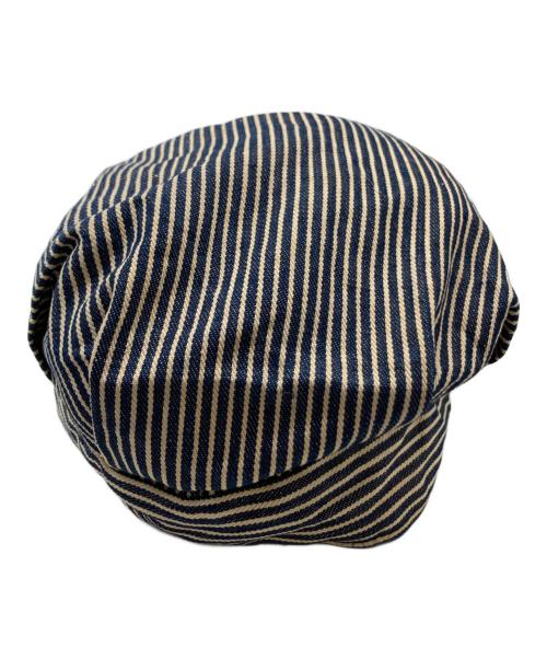CarHartt（カーハート）CarHartt (カーハート) ハートタグヒッコリーワークキャップ ブラウンの古着・服飾アイテム