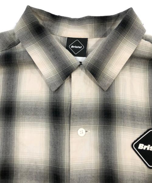 F.C.Real Bristol（エフシーレアルブリストル）F.C.Real Bristol (エフシーレアルブリストル) BIG LOGO L/S BAGGY SHIRT ブラック サイズ:SIZE Mの古着・服飾アイテム