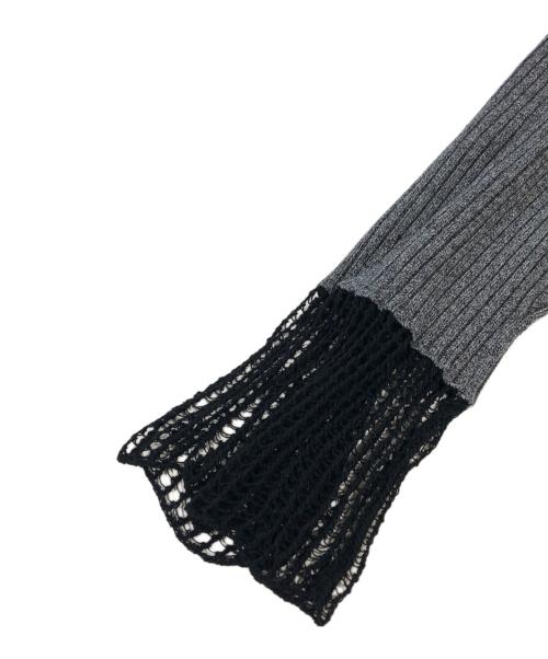 TOGA PULLA（トーガ プルラ）TOGA PULLA (トーガ プルラ) 切替デザインワンピース ネイビー×グレー サイズ:SIZE 40の古着・服飾アイテム