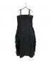 TOGA PULLA（トーガ プルラ）の古着「TWILL FRINGE DRESS」｜ブラック