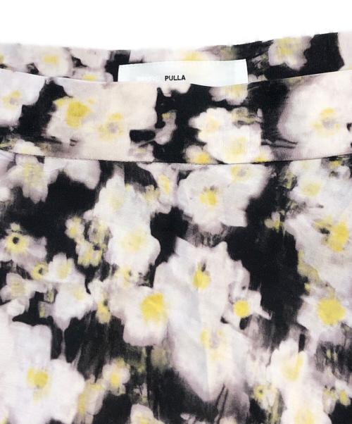 TOGA PULLA（トーガ プルラ）TOGA PULLA (トーガ プルラ) RAYON PRINT SKIRT PANTS ピンク×ブラック サイズ:SIZE 40の古着・服飾アイテム