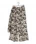 TOGA PULLA（トーガ プルラ）の古着「RAYON PRINT SKIRT PANTS」｜ピンク×ブラック