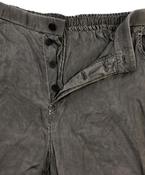 TOGA ARCHIVES（トーガアーカイブス）TOGA ARCHIVES (トーガアーカイブス) Cupra pigment dyed pant グレー サイズ:SIZE Lの古着・服飾アイテム
