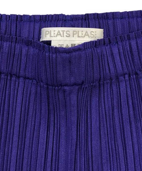 PLEATS PLEASE（プリーツプリーズ）PLEATS PLEASE (プリーツプリーズ) 変形デザインプリーツパンツ パープル サイズ:SIZE 3の古着・服飾アイテム