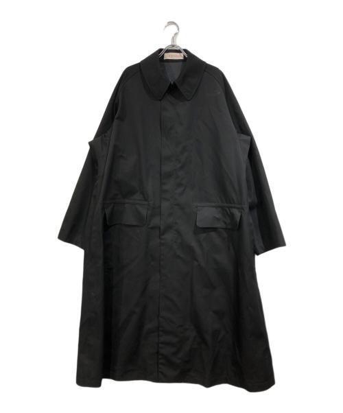 NICENESS（ナイスネス）NICENESS (ナイスネス) RIDE/ステンカラーコート ブラック サイズ:SIZE Lの古着・服飾アイテム