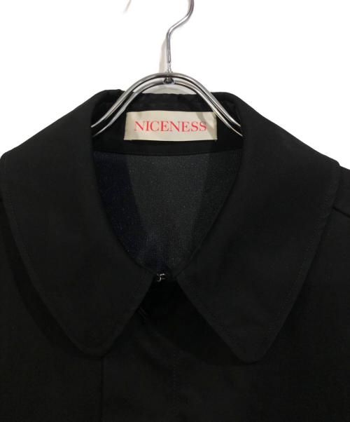 NICENESS（ナイスネス）NICENESS (ナイスネス) RIDE/ステンカラーコート ブラック サイズ:SIZE Lの古着・服飾アイテム