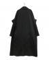 NICENESS (ナイスネス) RIDE/ステンカラーコート ブラック サイズ:SIZE L：60000円