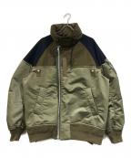 sacaiサカイ）の古着「MA-1 Nylon Twill Outdoor Blouson」｜カーキ