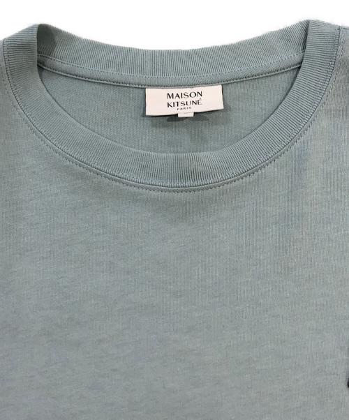 maison kitsune（メゾンキツネ）MAISON KITSUNE (メゾンキツネ) BOLD FOX HEAD PATCH OVERSIZE TEE-SHIRT スカイブルー サイズ:SIZE Mの古着・服飾アイテム