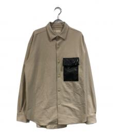 meagratia（メアグラーティア）の古着「Eco leather pocket SH」｜ベージュ