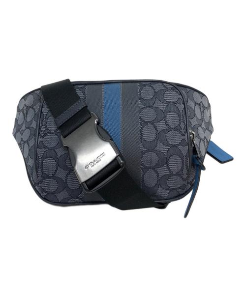 COACH（コーチ）COACH (コーチ) トンプソン ベルトバッグ ブルーの古着・服飾アイテム