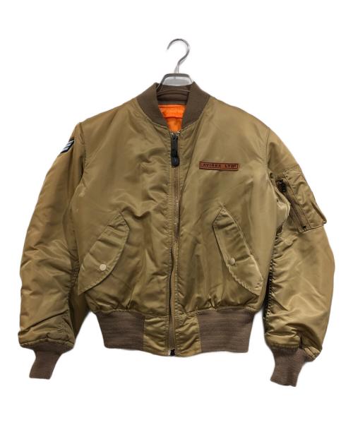 AVIREX（アヴィレックス）AVIREX (アヴィレックス) MA-1ジャケット ベージュ サイズ:SIZE Sの古着・服飾アイテム