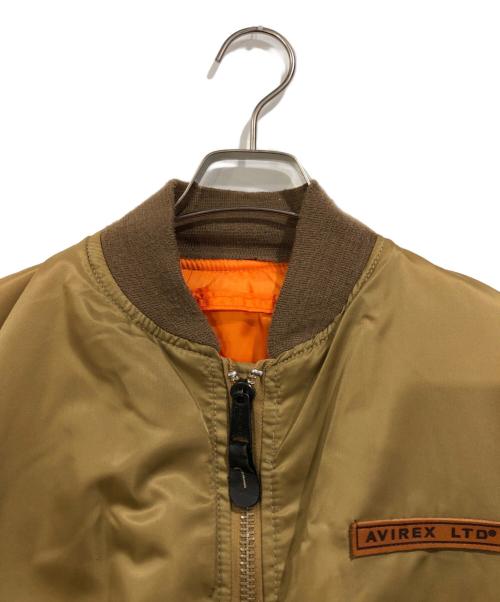 AVIREX（アヴィレックス）AVIREX (アヴィレックス) MA-1ジャケット ベージュ サイズ:SIZE Sの古着・服飾アイテム