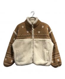 UGG（アグ）の古着「Marlene Jacket」｜ブラウン×ベージュ
