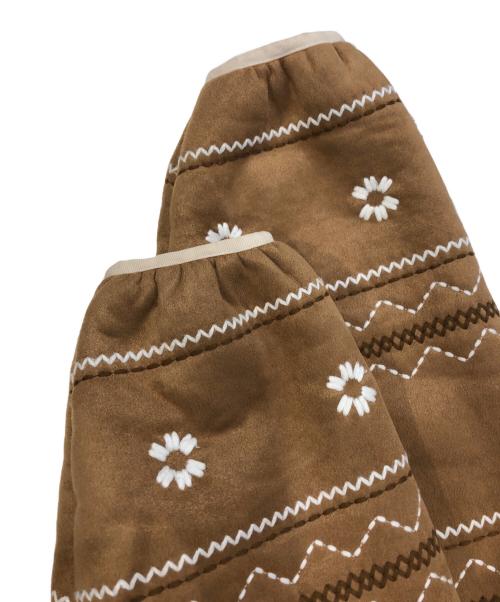 UGG（アグ）UGG (アグ) Marlene Jacket ブラウン×ベージュ サイズ:SIZE Lの古着・服飾アイテム