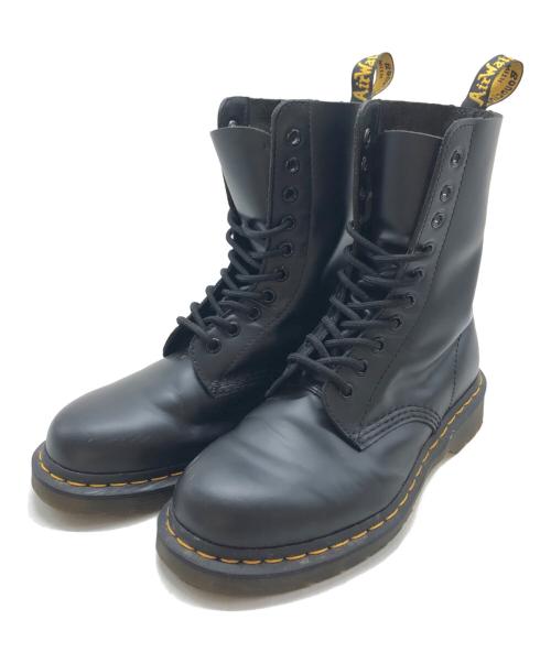 Dr.Martens（ドクターマーチン）Dr.Martens (ドクターマーチン) 10ホールブーツ ブラック サイズ:SIZE 7の古着・服飾アイテム