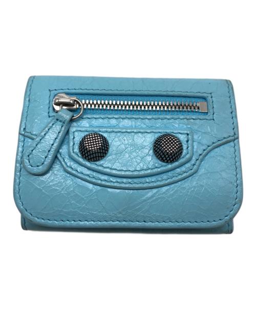 BALENCIAGA（バレンシアガ）BALENCIAGA (バレンシアガ) Le Cagole Mini Wallet ブルーの古着・服飾アイテム
