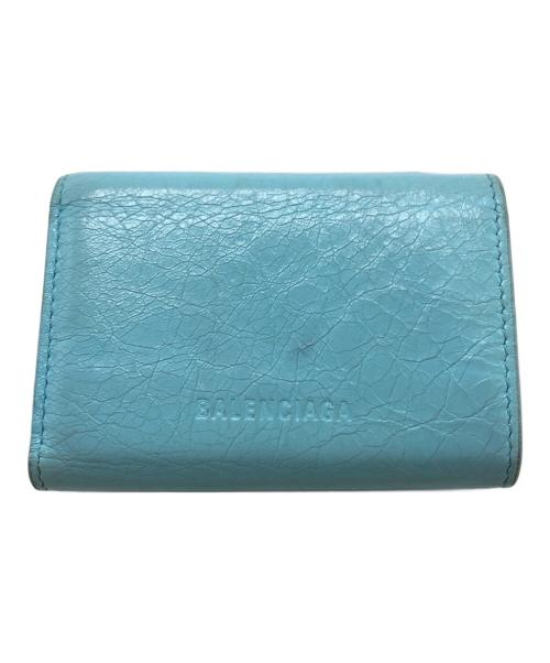 BALENCIAGA（バレンシアガ）BALENCIAGA (バレンシアガ) Le Cagole Mini Wallet ブルーの古着・服飾アイテム