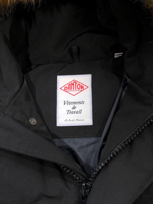 DANTON（ダントン）DANTON (ダントン) フーデッドダウンジャケット ブラック サイズ:SIZE Sの古着・服飾アイテム
