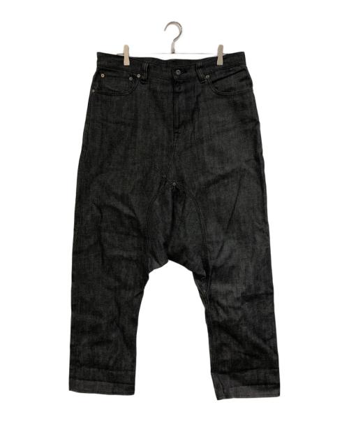 COMME des GARCONS BLACKMARKET（コムデギャルソンブラックマーケット）COMME des GARCONS BLACKMARKET (コムデギャルソンブラックマーケット) サルエルデニムパンツ ブラック サイズ:SIZE XLの古着・服飾アイテム