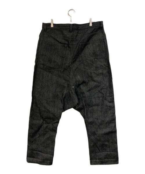 COMME des GARCONS BLACKMARKET（コムデギャルソンブラックマーケット）COMME des GARCONS BLACKMARKET (コムデギャルソンブラックマーケット) サルエルデニムパンツ ブラック サイズ:SIZE XLの古着・服飾アイテム