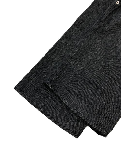 COMME des GARCONS BLACKMARKET（コムデギャルソンブラックマーケット）COMME des GARCONS BLACKMARKET (コムデギャルソンブラックマーケット) サルエルデニムパンツ ブラック サイズ:SIZE XLの古着・服飾アイテム