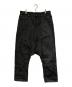 COMME des GARCONS BLACKMARKET（コムデギャルソンブラックマーケット）の古着「サルエルデニムパンツ」｜ブラック