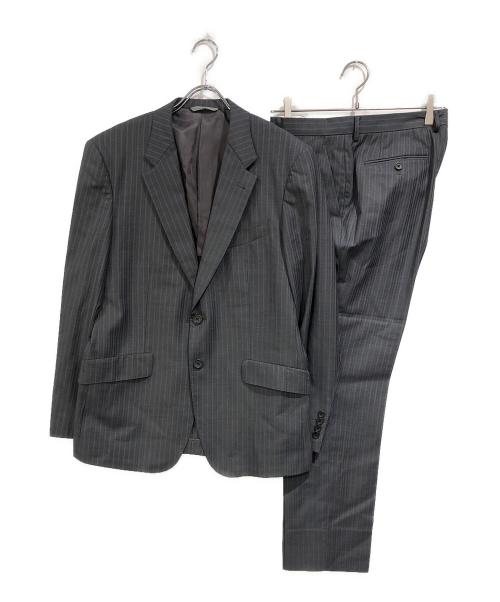 Paul Smith COLLECTION（ポールスミス コレクション）Paul Smith COLLECTION (ポールスミス コレクション) 2Bストライプセットアップスーツ グレー サイズ:SIZE LXの古着・服飾アイテム