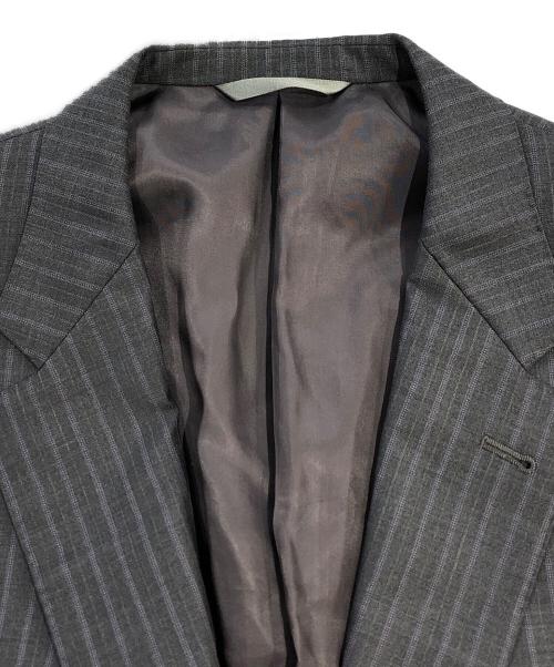 Paul Smith COLLECTION（ポールスミス コレクション）Paul Smith COLLECTION (ポールスミス コレクション) 2Bストライプセットアップスーツ グレー サイズ:SIZE LXの古着・服飾アイテム