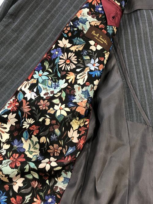Paul Smith COLLECTION（ポールスミス コレクション）Paul Smith COLLECTION (ポールスミス コレクション) 2Bストライプセットアップスーツ グレー サイズ:SIZE LXの古着・服飾アイテム