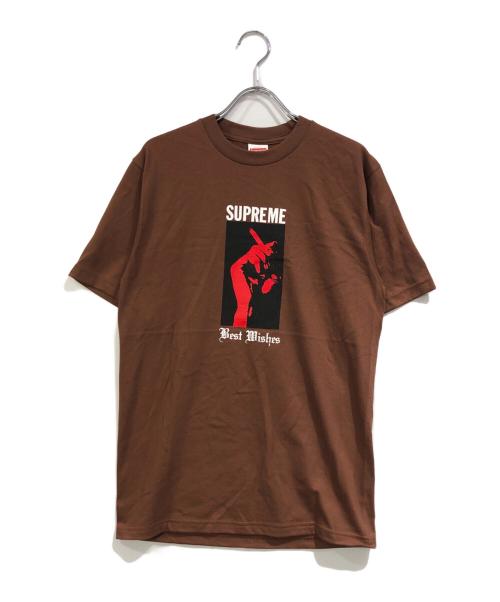 SUPREME（シュプリーム）Supreme (シュプリーム) Wish Tee ブラウン サイズ:SIZE Sの古着・服飾アイテム