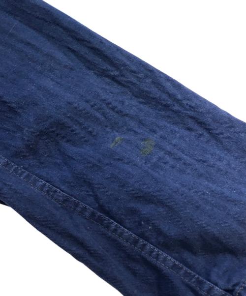 USED（USED）USED (ユーズド) フレンチワークジャケット ブルー サイズ:SIZE 48の古着・服飾アイテム