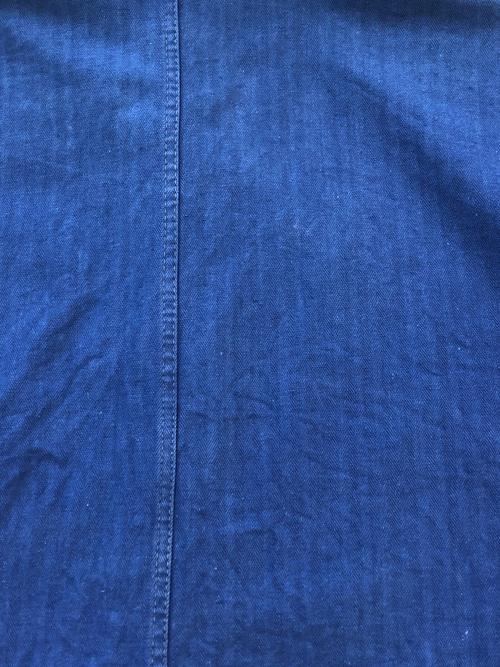 USED（USED）USED (ユーズド) フレンチワークジャケット ブルー サイズ:SIZE 48の古着・服飾アイテム