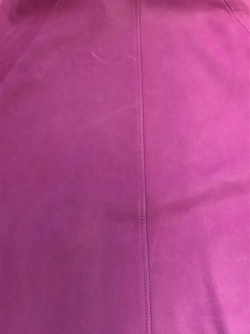 drestrip（ドレストリップ）drestrip (ドレストリップ) レザートラックジャケット パープル×イエロー サイズ:SIZE 4の古着・服飾アイテム