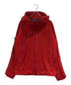 DESCENTE ALLTERRAINデザイント オルテライン）の古着「ACTIVE SHELL JACKET」｜レッド