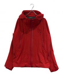 DESCENTE ALLTERRAIN（デザイント オルテライン）の古着「ACTIVE SHELL JACKET」｜レッド