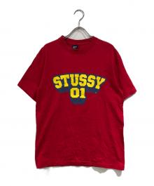 stussy（ステューシー）の古着「プリントTシャツ」｜レッド