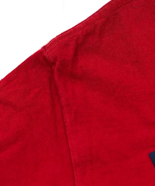 stussy（ステューシー）stussy (ステューシー) プリントTシャツ レッド サイズ:SIZE Mの古着・服飾アイテム