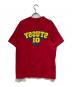stussy (ステューシー) プリントTシャツ レッド サイズ:SIZE M：6000円