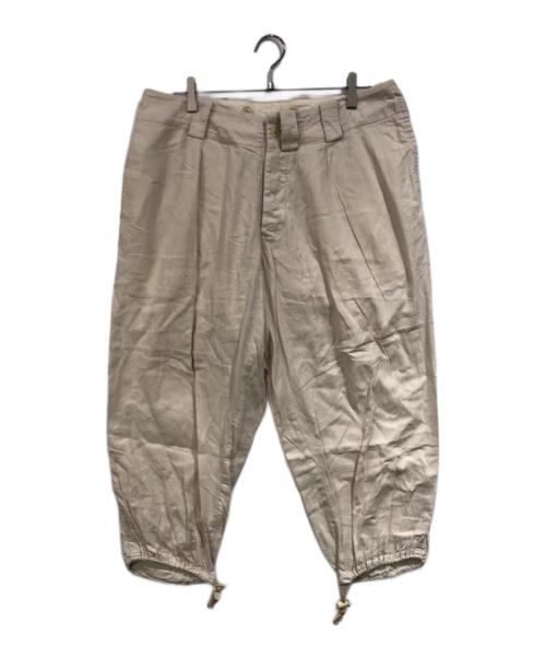 Yohji Yamamoto pour homme（ヨウジヤマモト プールオム）Yohji Yamamoto pour homme (ヨウジヤマモト プールオム) コットンリネンパンツ ベージュ サイズ:SIZE 2の古着・服飾アイテム