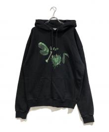 DIOR HOMME×cactus jack（ディオール オム×カクタス・ジャック）の古着「ロゴプリントパーカー」｜ブラック