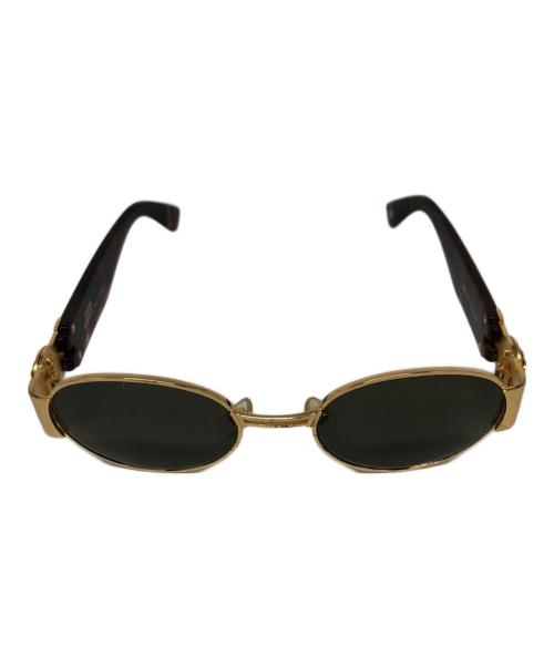 GIANNI VERSACE（ジャンニ・ヴェルサーチ）GIANNI VERSACE (ジャンニ・ヴェルサーチ) サイドメデューササングラス ブラックの古着・服飾アイテム
