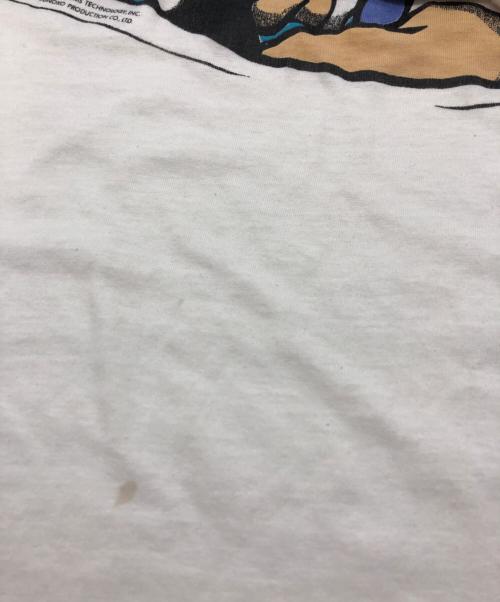 USED/MY SHIRT（ユーズド）USED/MY SHIRT (ユーズド) アニメプリントTシャツ ホワイト サイズ:SIZE Lの古着・服飾アイテム