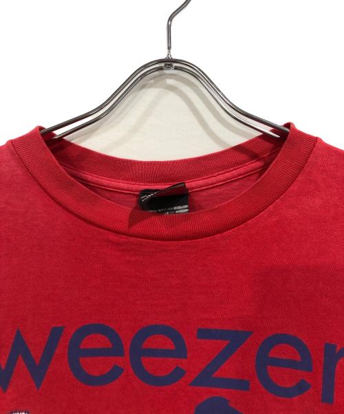 Weezer（ウィーザー）WEEZER (ウィーザー) 半袖Tシャツ レッド サイズ:SIZE Mの古着・服飾アイテム