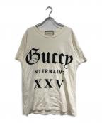 GUCCIグッチ）の古着「INTERNAIVE XXVTシャツ」｜ホワイト