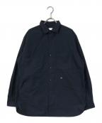 nanamicaナナミカ）の古着「Regular Collar Wind Shirt」｜ネイビー